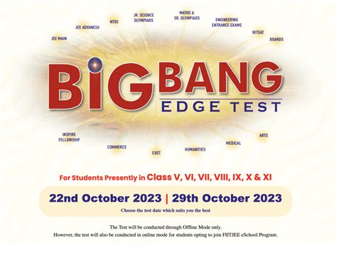 fiitjee results|Big Bang Edge Test .